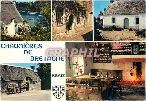 Cartes postales moderne Chaumiere de Bretagne