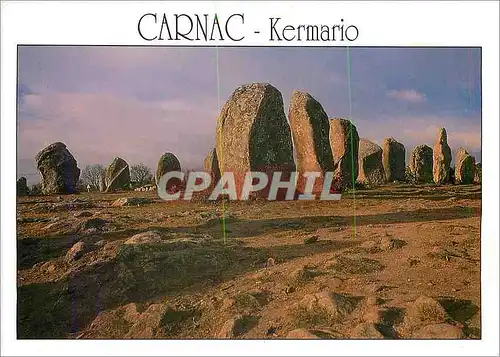 Moderne Karte Carnac Kermario