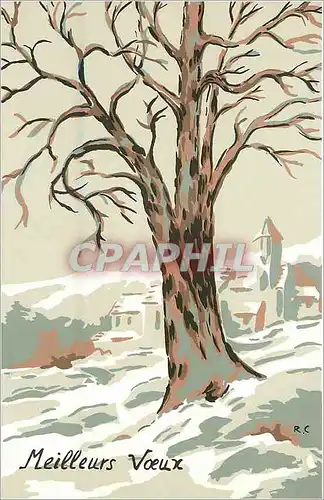 Moderne Karte Meilleurs Voeux