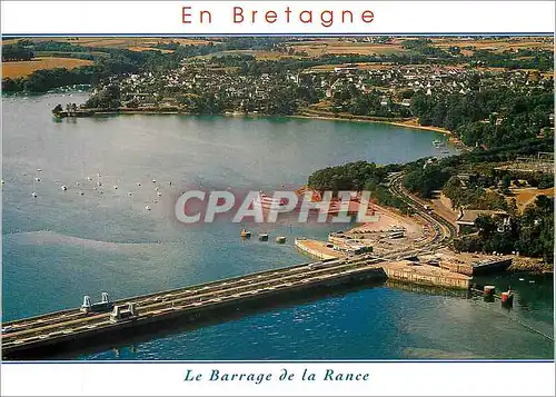 Moderne Karte En Bretagne Le Barrage de la Rance