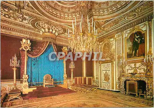 Moderne Karte Fontainebleau La Salle du Trone