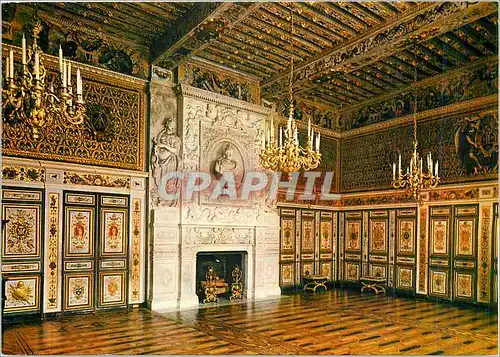 Moderne Karte Fontainebleau Salle des gardes du Roi