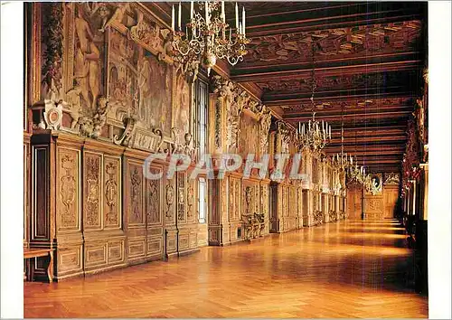 Cartes postales moderne Fontainebleau Musee du Chateau Galerie Francois Ier