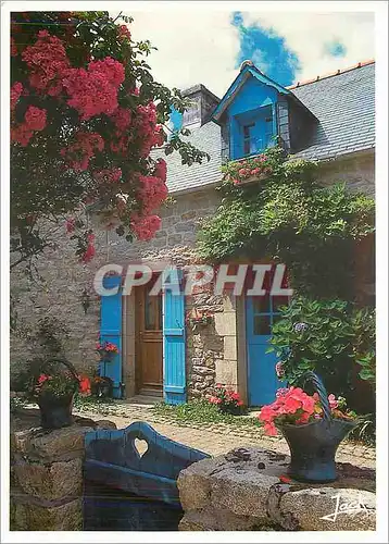 Cartes postales moderne Couleurs de Bretagne La Maison Fleurie