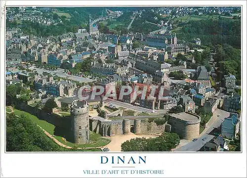 Moderne Karte Dinan Ville d'Art et d'Histoire