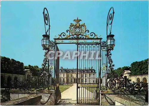 Moderne Karte Chateau de Champs sur Marne Seine et Marne Grille de la Cour d'Honneur et Facade