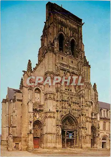 Moderne Karte Saint Riquier Somme L'Abbatiale