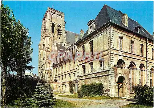 Cartes postales moderne Saint Riquier Somme L'Abbatiale et l'Abbaye