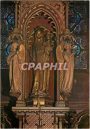 Cartes postales moderne Amiens Somme Cathedrale Notre Dame Statue doree de la Vierge