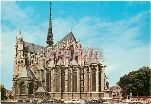 Moderne Karte Amiens L'abside de la cathedrale