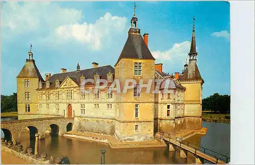 Moderne Karte Environs d'Epinac les Mine LE ch�teau de Sully Le Fontainebleau de la Bourgogne