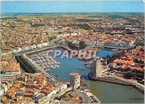 Moderne Karte La Rochelle Charente Maritime Le Port