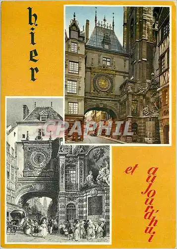 Cartes postales moderne Hier et Au jour d'hui Rouen