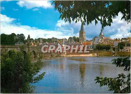 Moderne Karte La Charite sur Loire Nievre