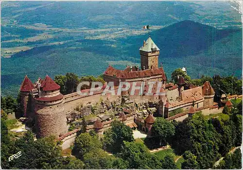 Moderne Karte Chateau du Haut Koenigsbourg Bas Rhin