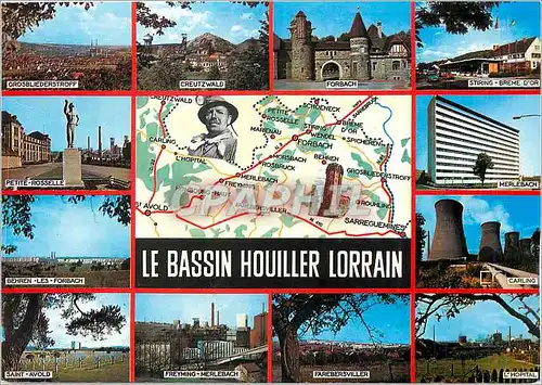 Cartes postales moderne Le Bassin Houiller Lorrain