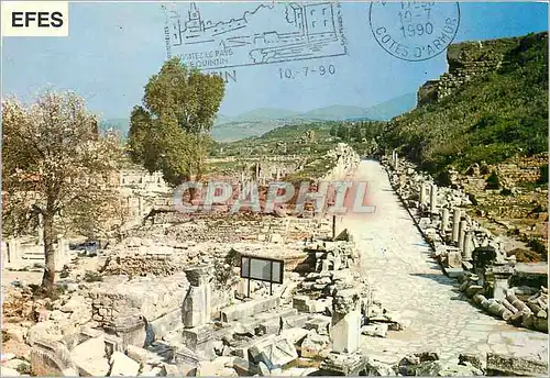 Moderne Karte Efes Izmir Ephesus Marble Street