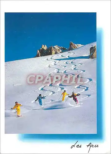 Cartes postales moderne Les Arcs Savoie France Ski