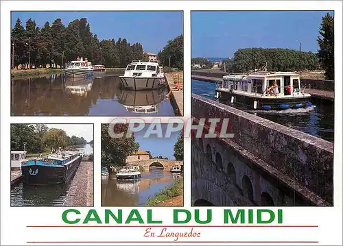 Cartes postales moderne Canal du Midi En Languedoc