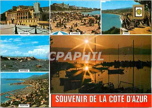 Cartes postales moderne Souvenir de la Cote d'Azur