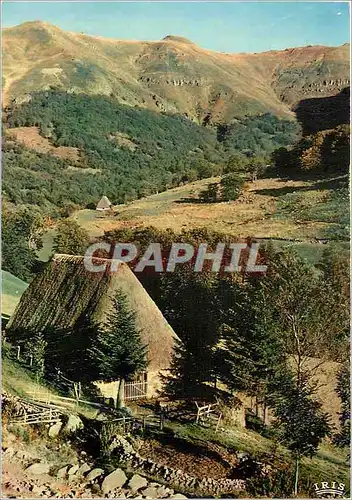 Cartes postales moderne La Haute Auvergne Vieille grange au Plomb du Cantal