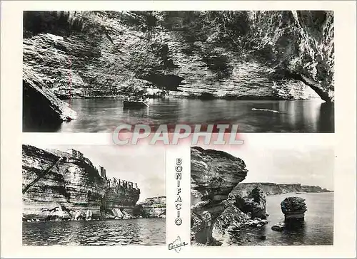 Cartes postales moderne Bonifacio La Grotte de Sdragonato et les Falaises