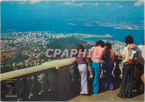 Cartes postales moderne Brasil Rio de Janeiro Panorama da Cidade visto de Mirante do Corcovado