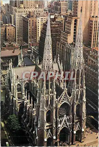 Cartes postales moderne St Patrick Cathedrale is located on Fifth Avenue at 50th Street