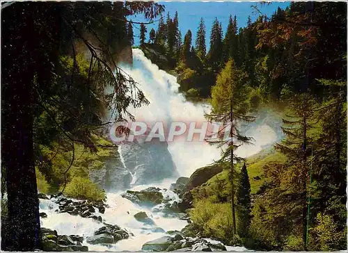 Cartes postales moderne Krimmier Wasserfalle die hochsten Europas Oberer Wasserfall