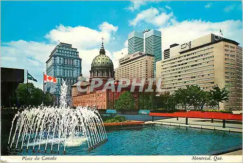Moderne Karte Montreal Que Canada Place du Canada