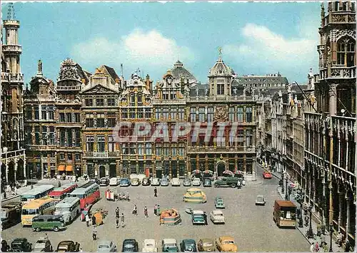 Moderne Karte Bruxelles Un coin de la Grand Place