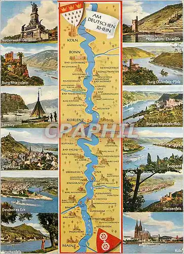 Cartes postales moderne Am Schonen Rhein