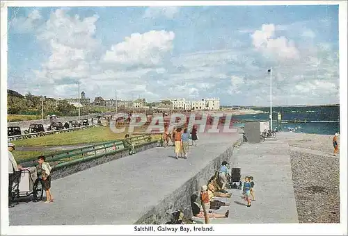 Moderne Karte Salthill Galway Bay Ireland