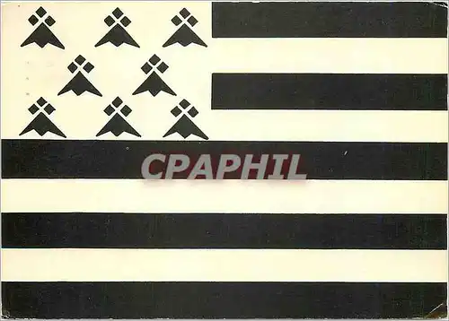 Cartes postales moderne Le Drapeau Breton Le Blason des rois