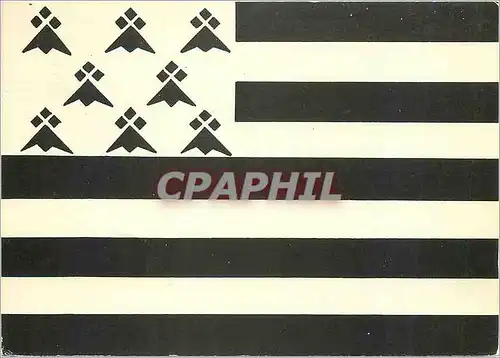 Cartes postales moderne Le Drapeau Breton Le Blason des rois