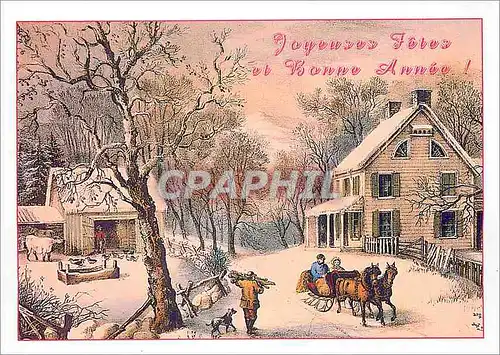 Cartes postales moderne Joyeuses Fetes et Bonne Annee