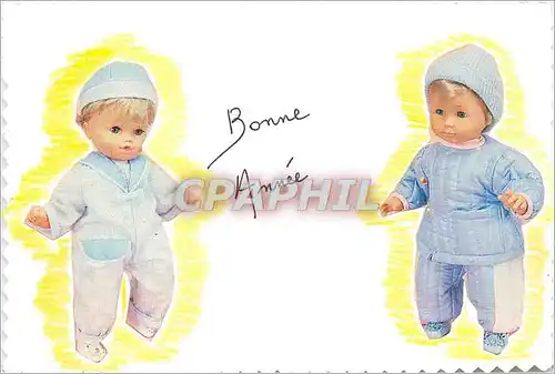 Cartes postales moderne Bonne Annee Poupee
