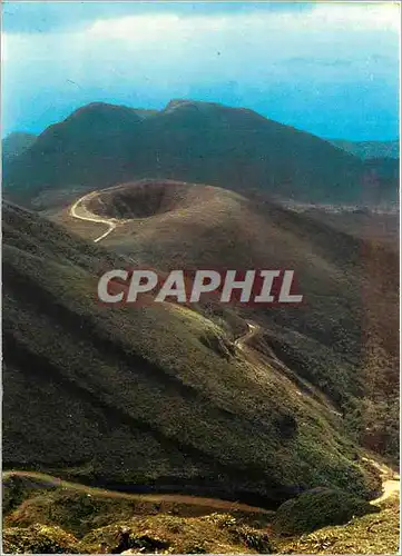 Moderne Karte Guadeloupe Massif de la Soufriere