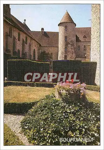 Cartes postales moderne La Creuse Pittoresque Bourganeuf La cour interieure de la Commanderie des Hospitallers