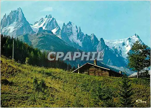 Cartes postales moderne Vallee de Chamonix Hte Savoie Les Aiguilles de Chamonix