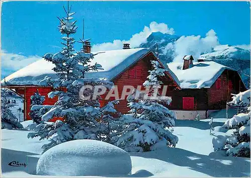 Cartes postales moderne Neige et Soleil Feerle hivernale