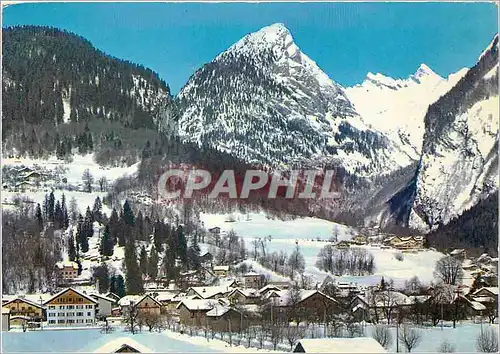 Moderne Karte Samoens Hte Savoie Sports d'Hiver Vue generale