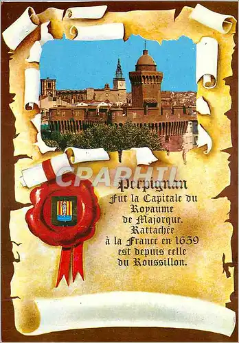 Moderne Karte Lumiere et Couleurs du Roussillon Perpignan