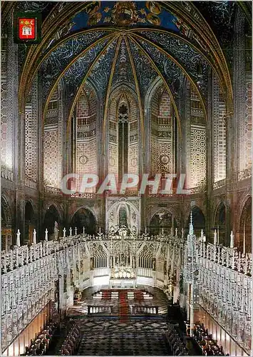 Cartes postales moderne Arts et Couleurs du Tarn Albi Basilique St Cecile Le Grand Choeur