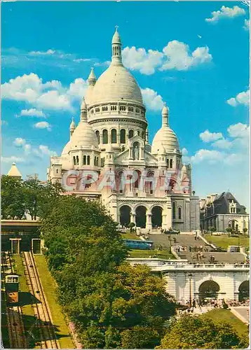 Cartes postales moderne Paris La Basilique du Sacre Coeur