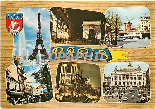 Cartes postales moderne Souvenir de Paris La Tour Eiffel