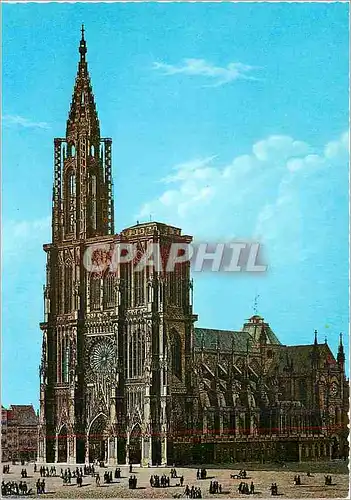 Moderne Karte Strasbourg La Cathedrale