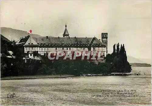 Cartes postales moderne Aix les Bains Lac du Bourget Abbaye d'Hautecombe