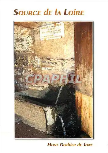 Cartes postales moderne Source de La Loire Mont Gerbier de Jonc