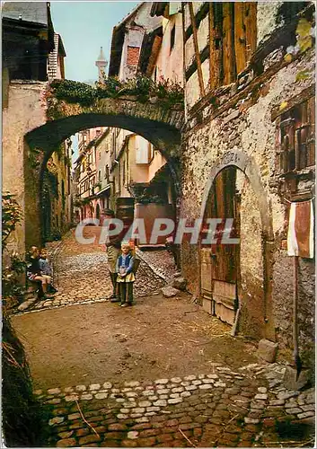 Moderne Karte Riquewihr Haut Rhin Rue des Juifs